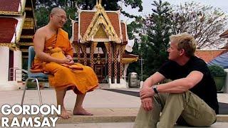 Gordon Ramsay Tries To Meditate With A Monk | Gordon's Great Escape