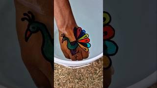 Peacock  drawing with amazing #art #drawing #shorts