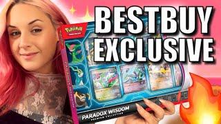 I Got the NEW POKEMON EXCLUSIVE BOX at BESTBUY! Opening the $50 Paradox Wisdom Premium!