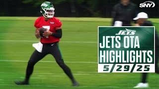 Jets OTA Highlights | Justin Fields, Garrett Wilson, Armand Membou | 5/29/25