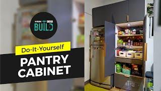 DIY Pantry Cabinet and Pantry Tour - Simple and Organized for only 5K