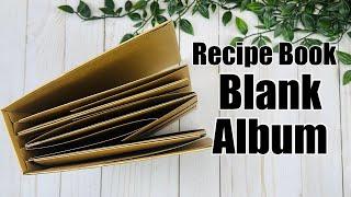 Blank 9x7 Memory & Recipe Album