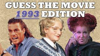 Guess The Movie 1993 Edition | 90's Movies Quiz Trivia