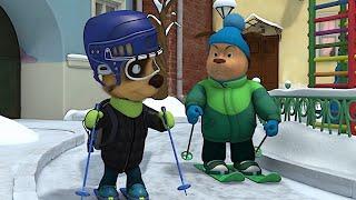 The Barkers | Barboskins  Snow racing | Cartoons for kids