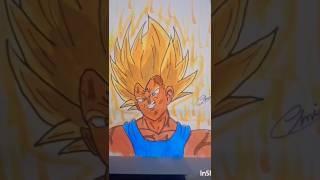 Drawing majin vegeta PT.2#anime #animedrawing #animes#majinvegeta #dragonballz