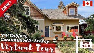 Stunning NW Calgary Virtual Tour | Customized 2-Storey | Val the Realtor