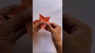 Easy star cutting tutorial ⭐️ kids craft ⭐️ #diy #paperart #papercutting #papercrafts