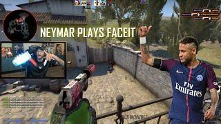 NEYMAR PLAYS FACEIT ON STREAM (CS:GO)