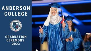 Anderson College Graduation Ceremony 2023