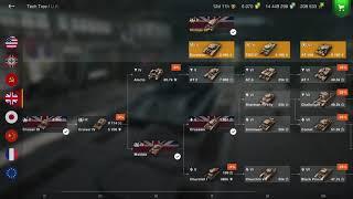 My WoT Blitz Tech Tree Progression (7 March 2021)