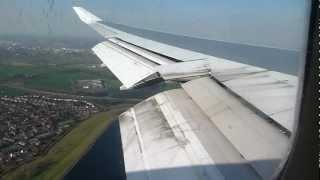 Landing in London Heathrow Boeing 747