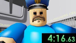 I Got the World Record in Barry's Prison Run Roblox..