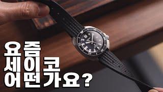 What a ugly watch. Seiko Turtle SPB151.