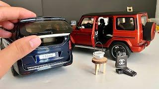 Mercedes-Benz V-Class and G-Class Best Comparison, Review Video | 1:18 Scale Diecast Model Cars