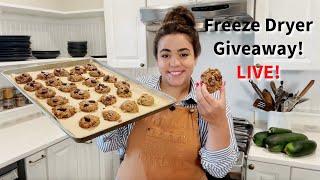 Harvest Right Giveaway Announcement LIVE! (also Browned Butter Zucchini Chocolate Chip Cookies)