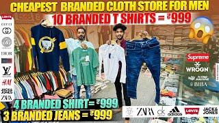 4 Branded Shirts = 999/- 3 jeans =999/-8 tshirts= 999/- BRANDED CLOTHS in hyderabad