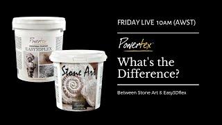 What's the Difference Between Powertex Stone Art and Easy3Dflex?