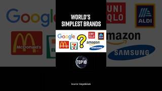 World’s Simplest Brands #brand #marketing #top10 #shorts