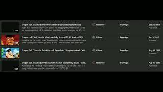 Toei Animation took down some of my Dragon Ball Z Videos Update 2024