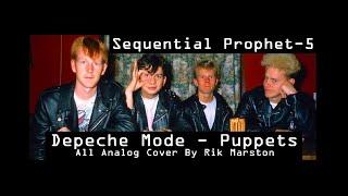 Sequential Prophet-5 Depeche Mode Puppets Cover Analog Synthesizer Rik Marston