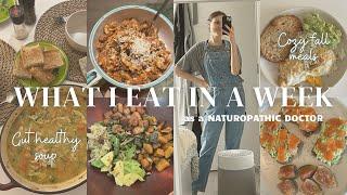 What I eat in a week as a Naturopathic Doctor//Nutrient dense fall meals