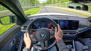 2023 BMW M3 Competition xDrive - POV Track Drive (Road America)