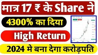 Top High Returns 4300%   | Today share price | Dynacons systems and solutions | Best share 2024