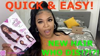 NEW HAIR WHO DIS!  - Instant Up & Down - Sensationnel Half Wig