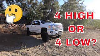 TESTING 4X4 HIGH AND 4 LOW