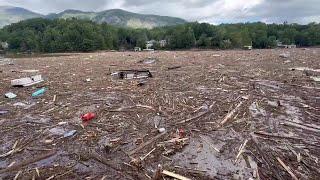 'Post-apocalyptic': Video shows devastation at Lake Lure after Helene