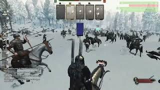 Vlandia vs El Imperio de battania en Mount and blade 2 Bannerlord