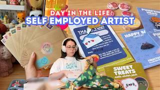 Self-Employed Artist Diaries  Packing Orders & Building an Art Community