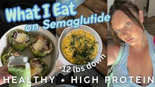 WHAT I EAT IN A DAY TRACKING MACROS ON SEMAGLUTIDE FOR WEIGHT LOSS!