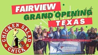 A Flavorful Addition to Our Community - Chicken Salad Chick Grand Opening in Fairview, TX!