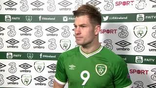 James Collins speaking after Ireland's 0-0 draw vs Bulgaria.