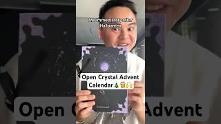 It’s timeeeelet’s open the crystal advent calendar together #adventcalendar #crystals