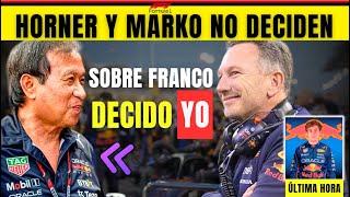 FRANCO COLAPINTO Y SERGIO PÉREZ NO ESTÁN FUERA DE REDBULL F1, TODO HUMO, QUIEN DECIDE NO HABLÓ