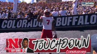 Nebraska QB Jeff Sims 57 Yard TD Run vs Colorado | 2023 College Football