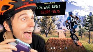 Weitsprung CHALLENGE im Fahrrad SIMULATOR