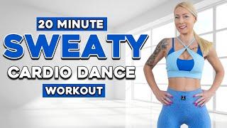 20 MIN SWEATY CARDIO AEROBICS Dance Workout All Standing Knee Friendly All Level Full Body Fat Burn