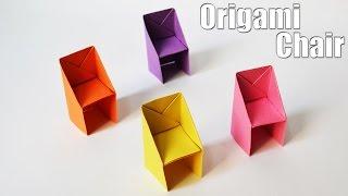 How to make an Origami Chair | Easy | Tutorial