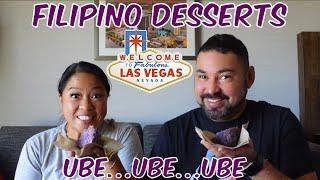 FILIPINO Desserts in LAS VEGAS - UBE Polvoron Doughnuts, UBE Pastillas Crinkles, Calamansi Cookie