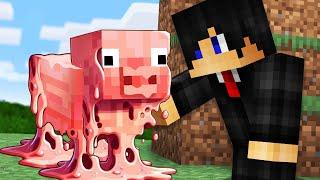 Minecraft but Everything I Touch MELTS...