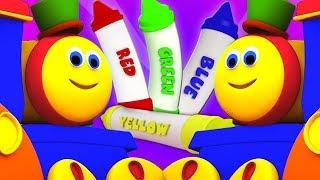 蜡笔颜色歌| 在中国学习颜色| 教育视频| 孩子的颜色| Crayons Colors Song | Learns Colors For Childrens | Educational Rhyme