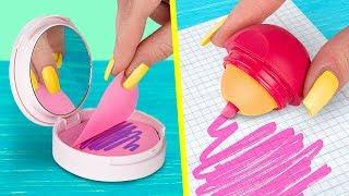 11 DIY Weird School Supplies You Need To Try / School Pranks And Life Hacks