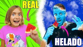 HELADO VS REAL Itarte Vlogs