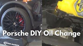 Porsche Cayenne Turbo Engine Oil Change