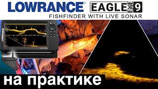 Новый Lowrance EAGLE  EYE - Живой сонар за копейки ! Тест на воде.