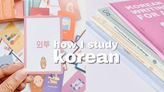 how I study/dabble in korean | tips from a language major :)