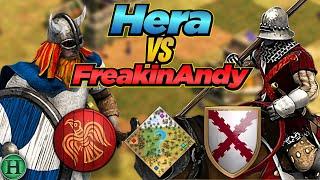 Vikings vs Burgundians | 1v1 MegaRandom | vs FreakinAndy | AoE2